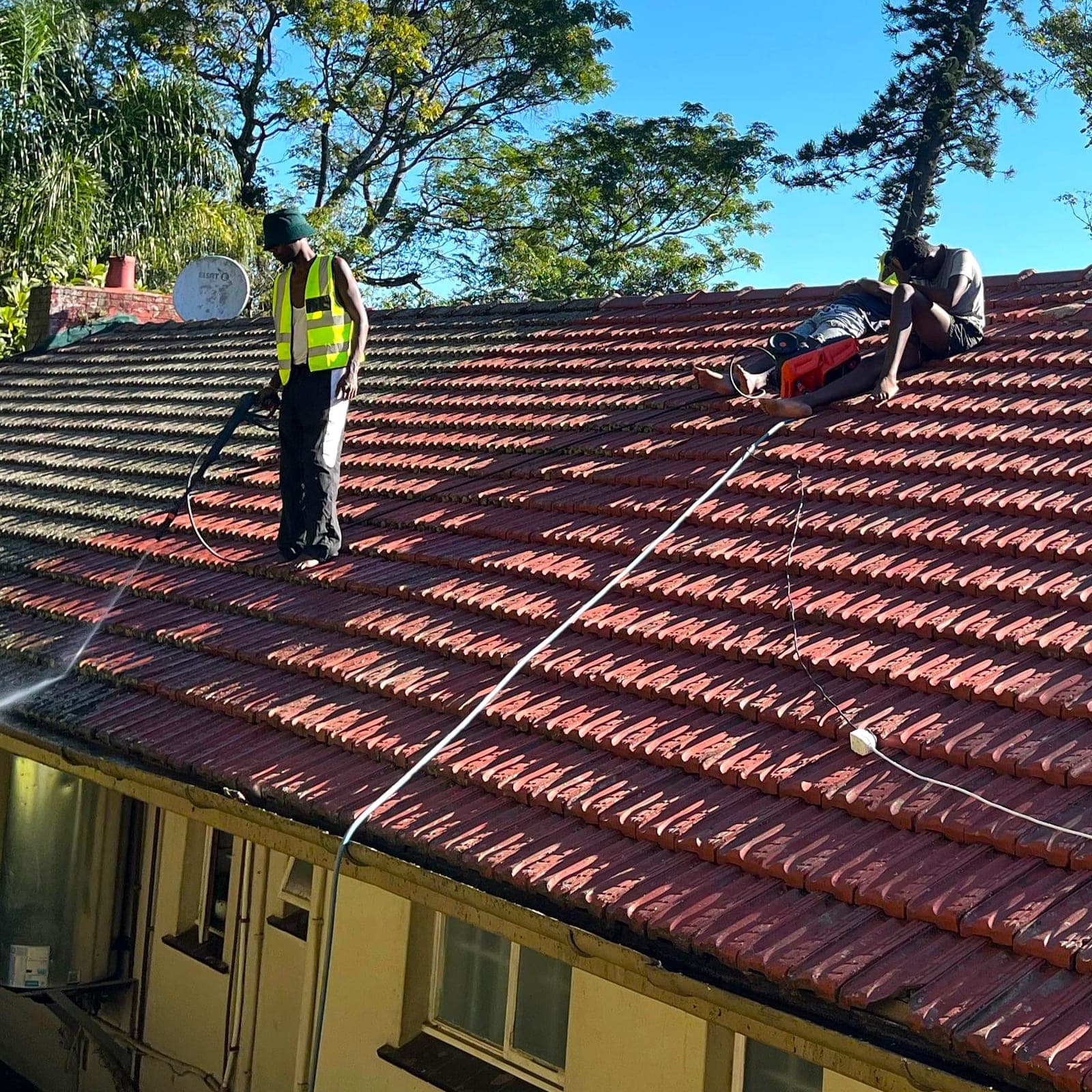 Roof maintenance and cleaning