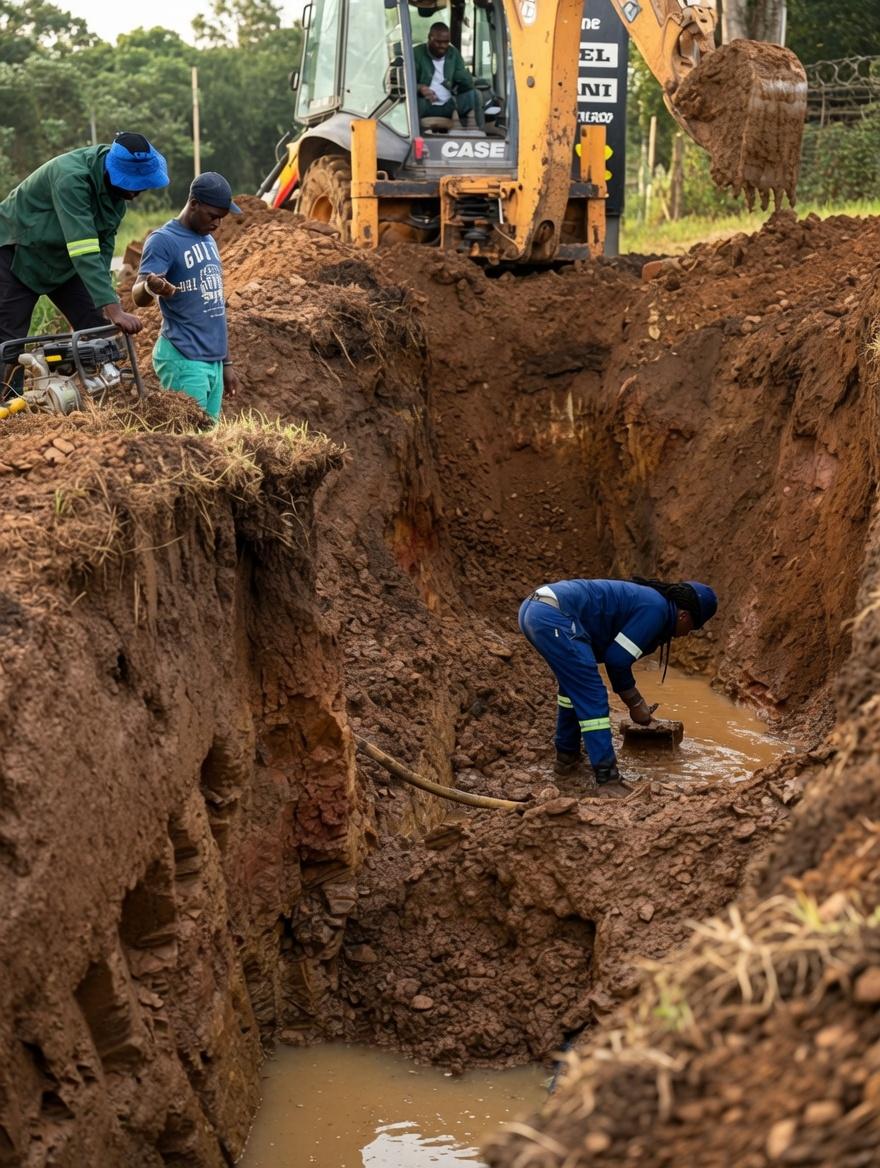 Imbali Township Infrastructure Development - before